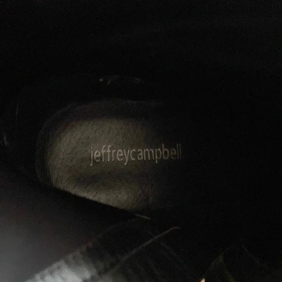 Jeffrey Campbell black patent leather heeled booties - Picture 8 of 8